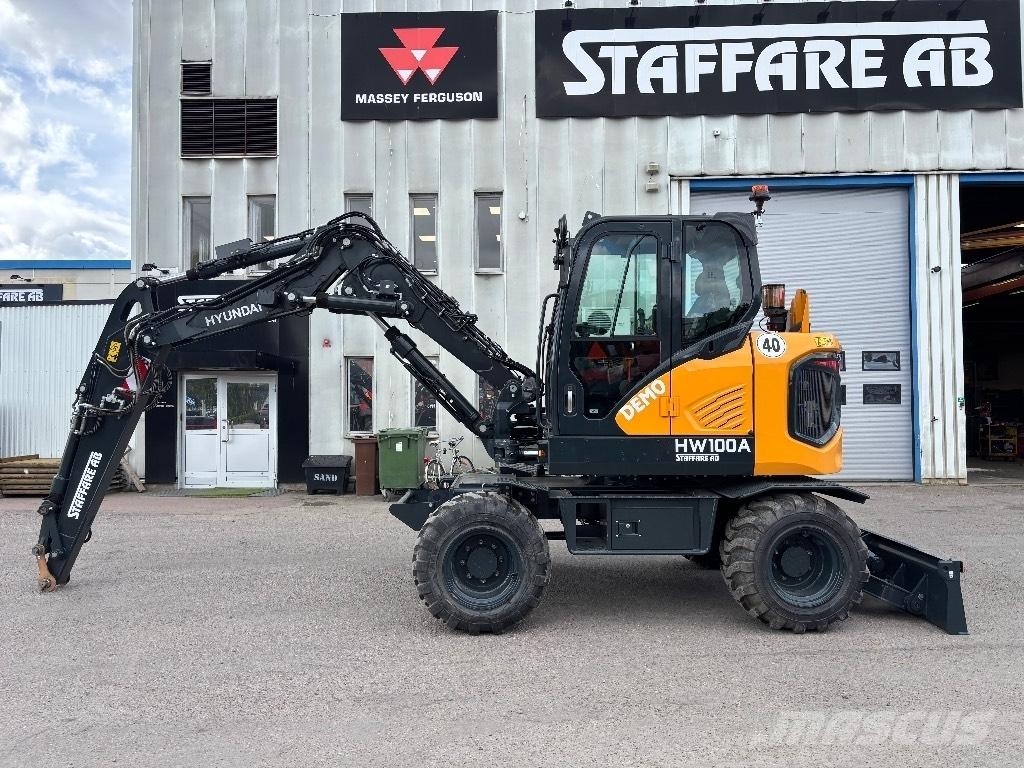 Hyundai HW100A Колесни екскаватори