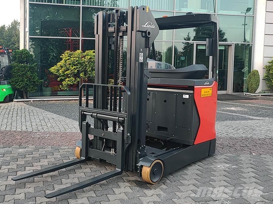 Linde R14-01 Ретрак/ Високоповдигач с изместване на вилката напред