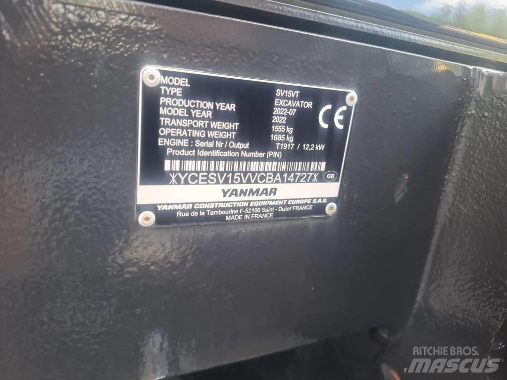 Yanmar SV 15 VT Мини екскаватори < 7 т