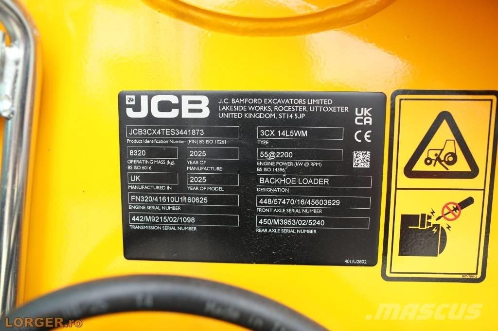 JCB 3 CX - NEW Товарач със заден ексватор