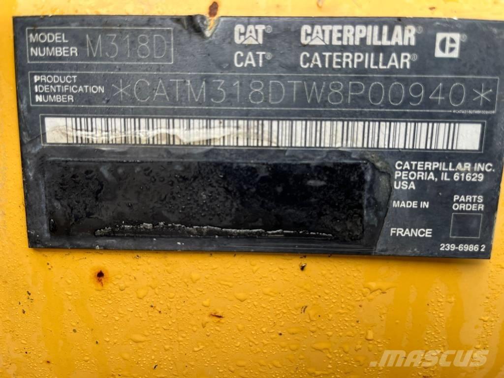 CAT M 318 D Колесни екскаватори