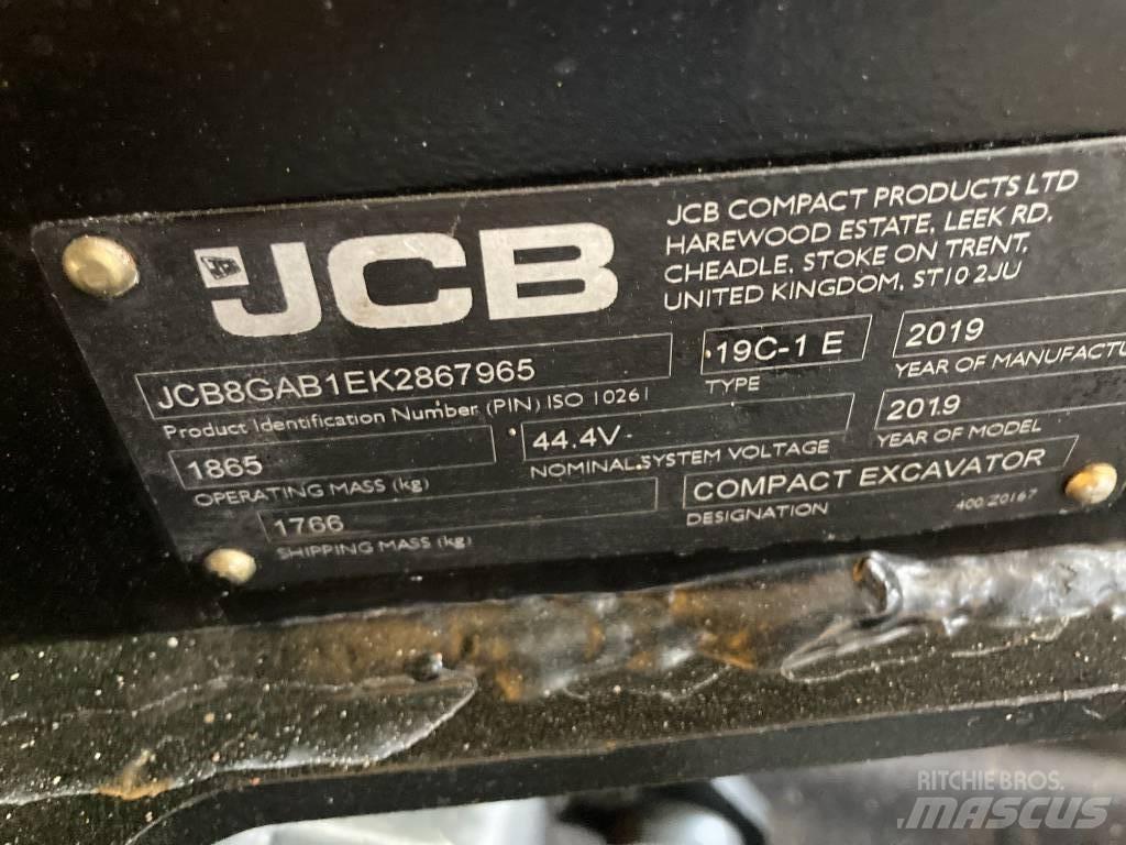 JCB 19 C-IE Мини екскаватори < 7 т