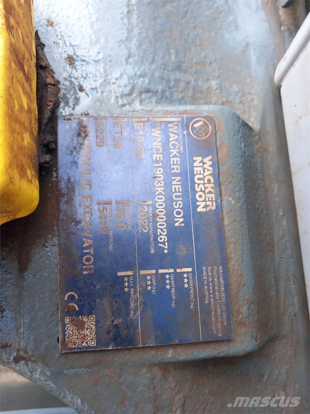 Wacker Neuson ET58 Верижен екскаватор