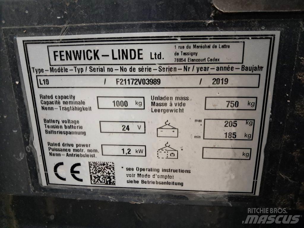 Linde L10 Колички високоповдигачи с теглич