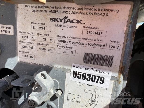 SkyJack SJ III 3226 Ножични работни платформи