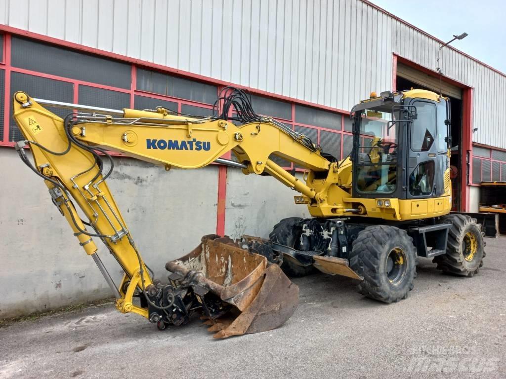Komatsu PW 98 MR Колесни екскаватори