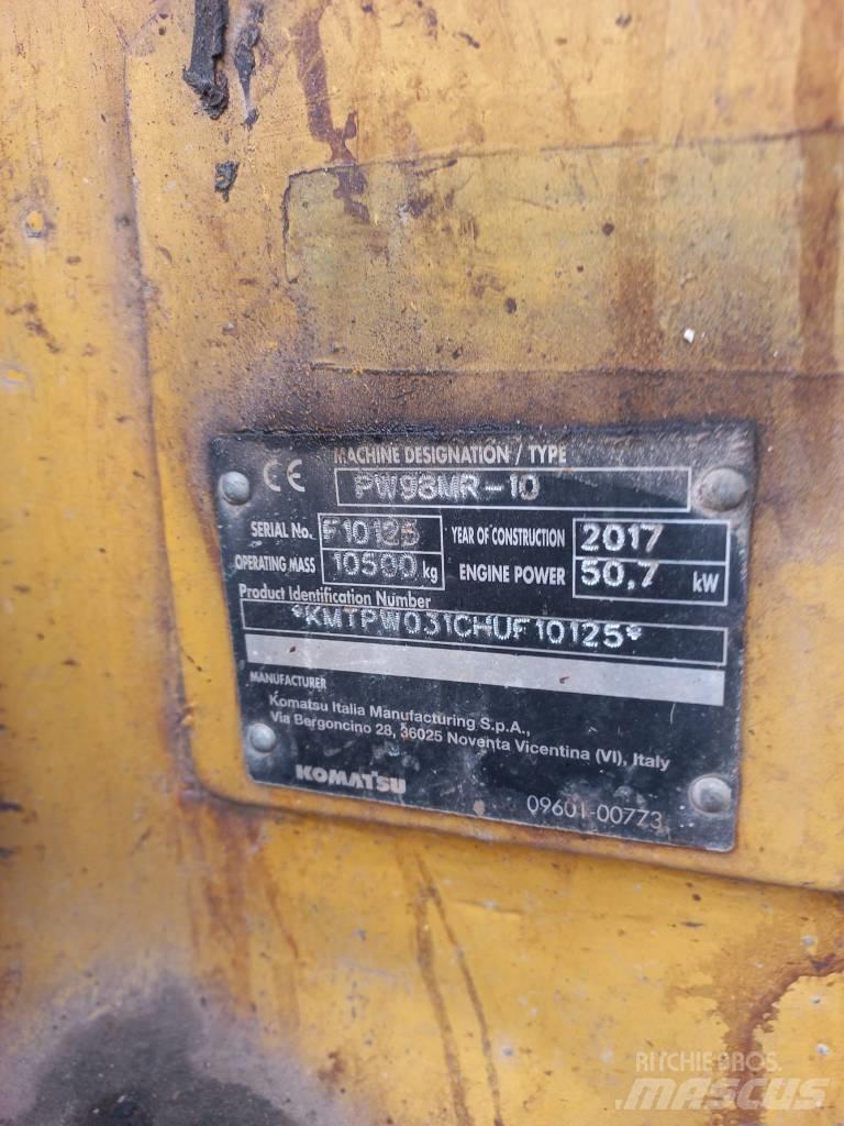 Komatsu PW 98 MR Колесни екскаватори