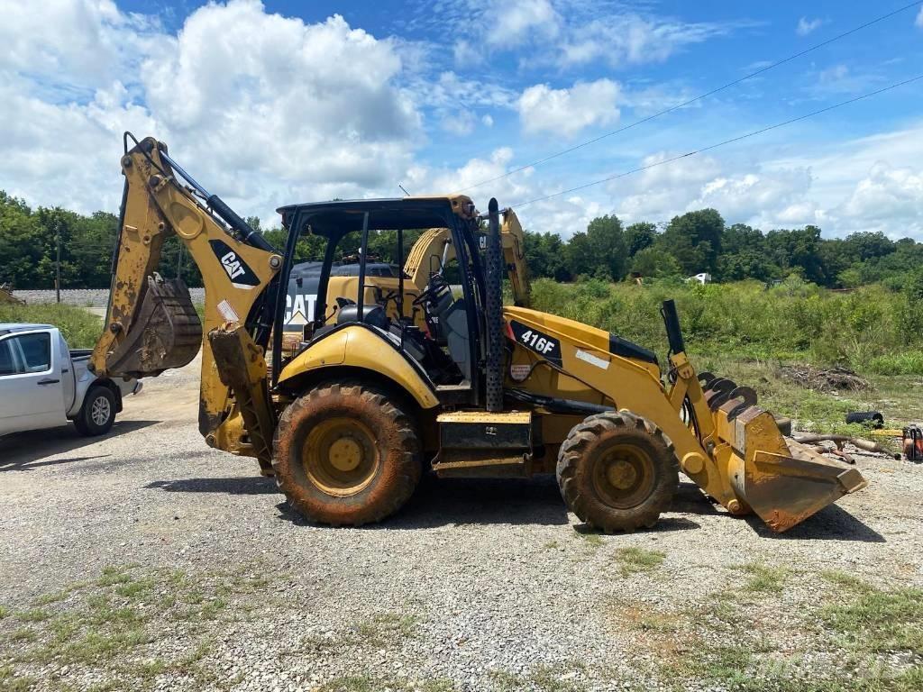 CAT 416F Товарач със заден ексватор