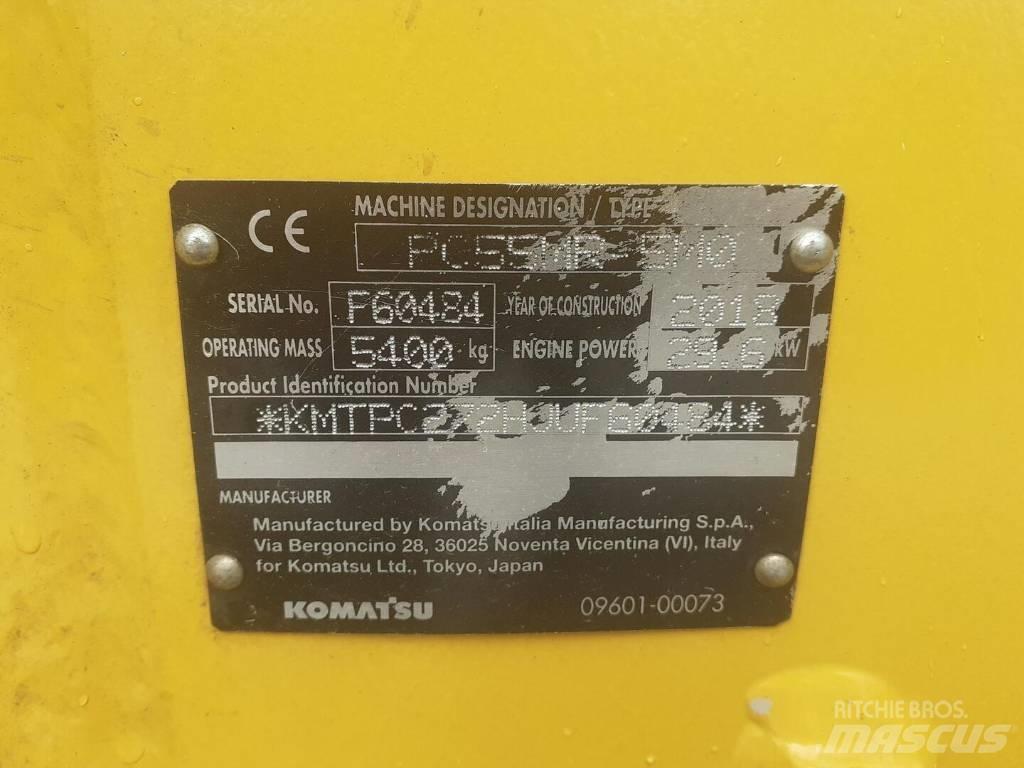 Komatsu PC 55 MR-5 Верижен екскаватор