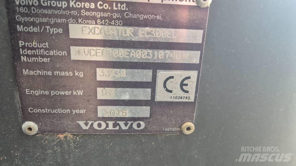 Volvo EC300EL Верижен екскаватор