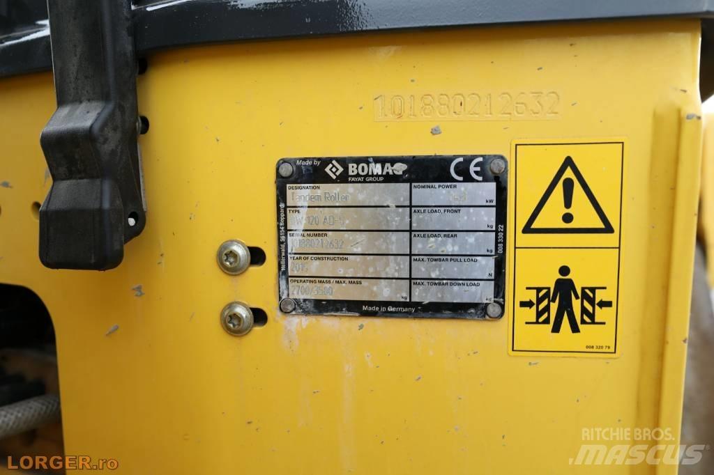 Bomag BW 120 AD-5 Двойни барабанни ролки
