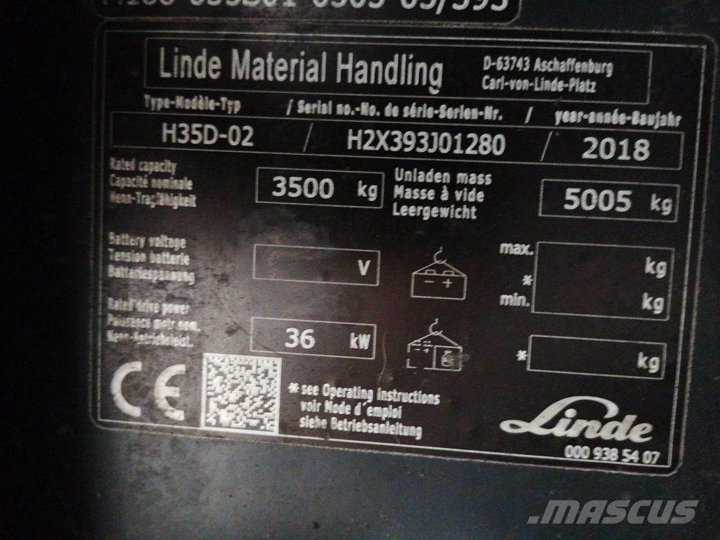 Linde H35D-02 Дизелови камиони