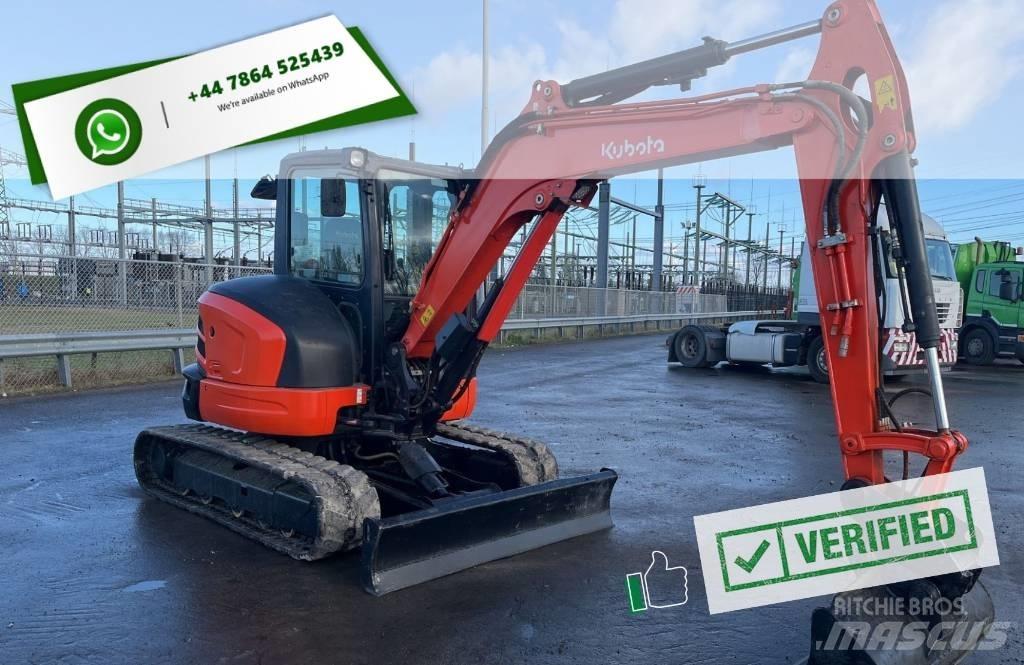 Kubota U 55-4 Мини екскаватори < 7 т
