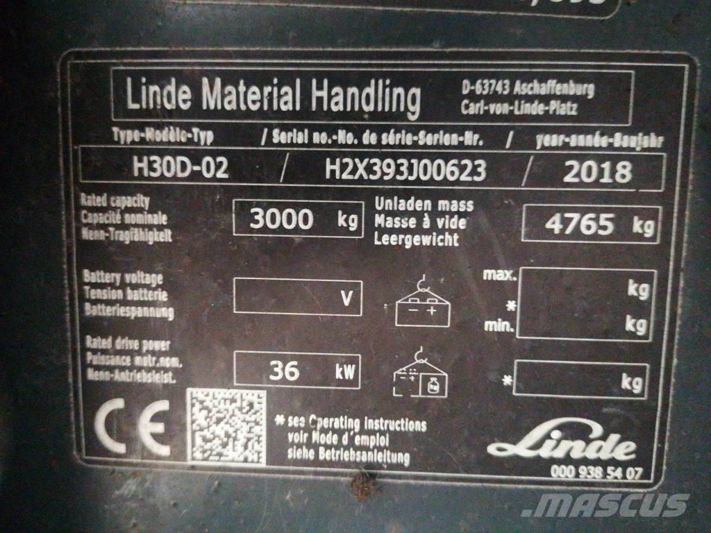 Linde H30D-02 Дизелови камиони