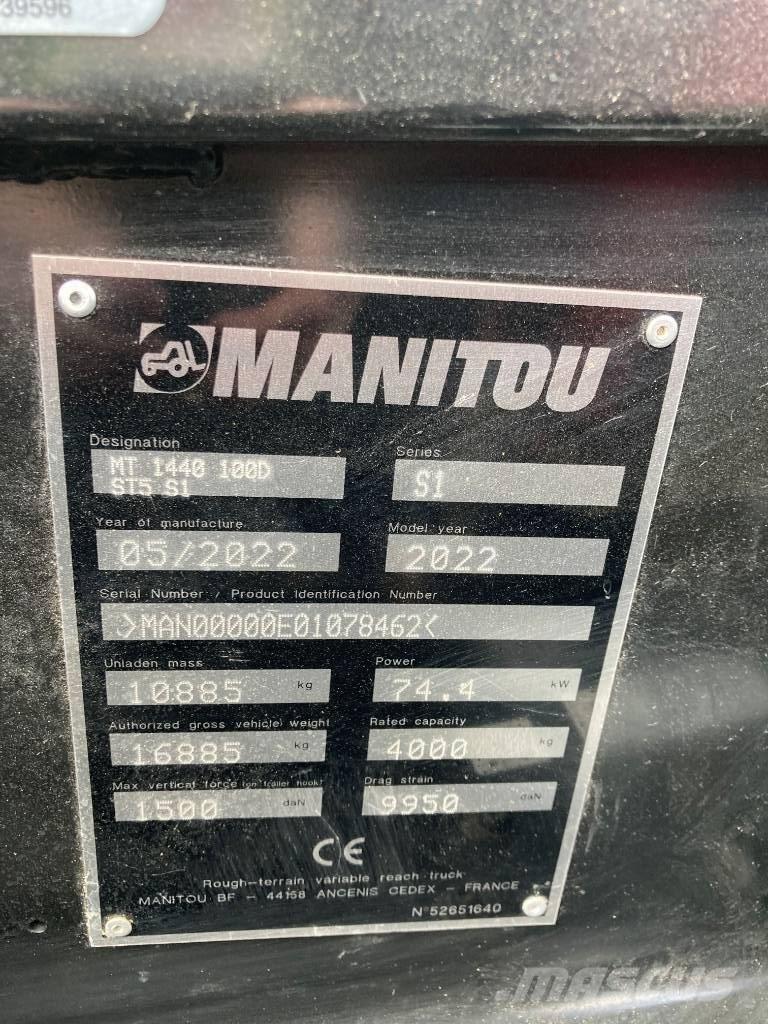 Manitou MT 1440 Телескопични товарачи