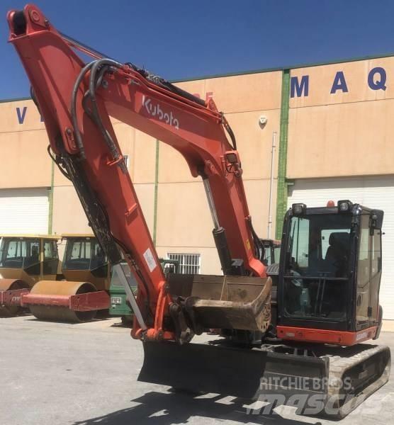 Kubota KX 080-4 Средни екскаватори 7т - 12т