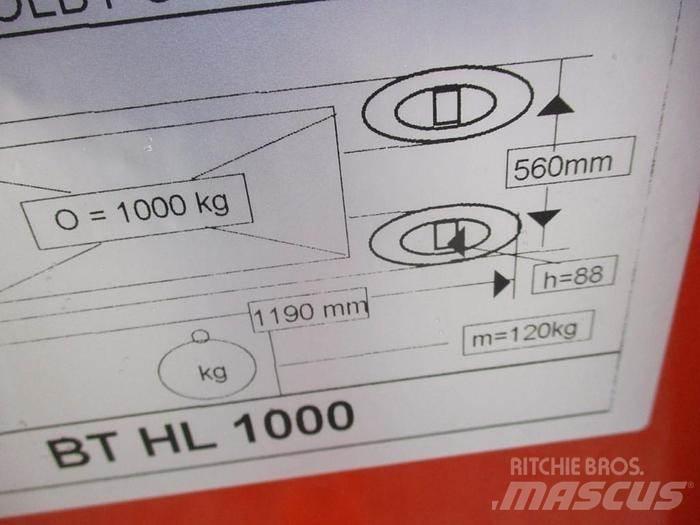 BT HL 1000 Колички високоповдигачи с теглич