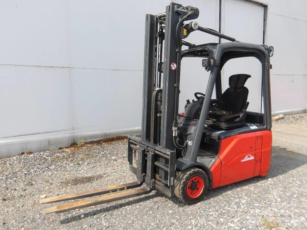 Linde E 16 Електрически вилични кари-повдигачи