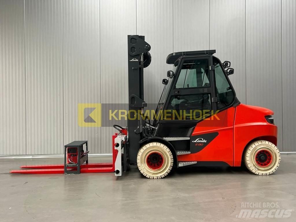 Linde E 80-900 Електрически вилични кари-повдигачи