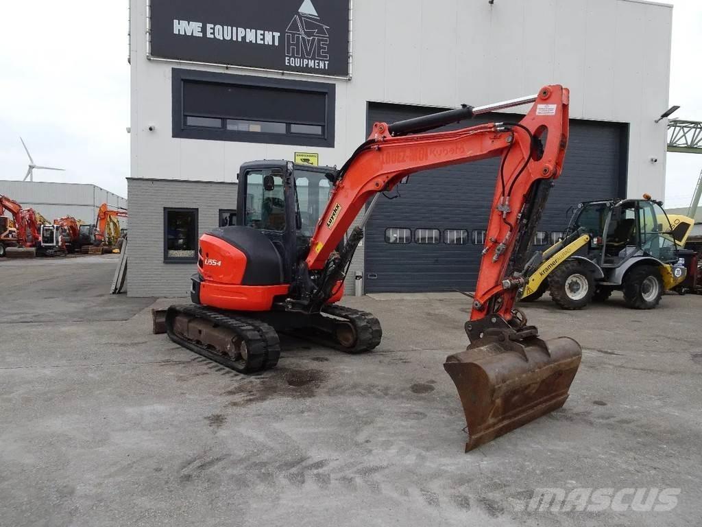 Kubota U55-4 Мини екскаватори < 7 т