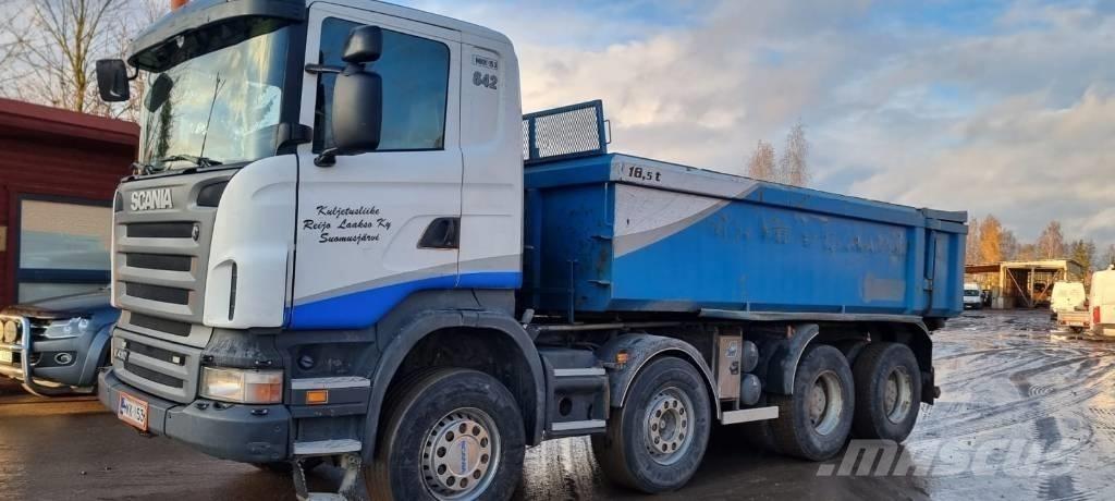 Scania R 480 8x4 Камиони със скипов подемник