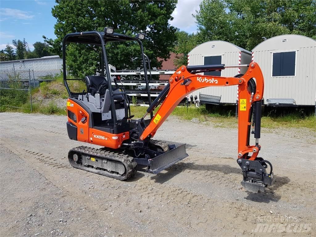 Kubota KX016-4 Мини екскаватори < 7 т
