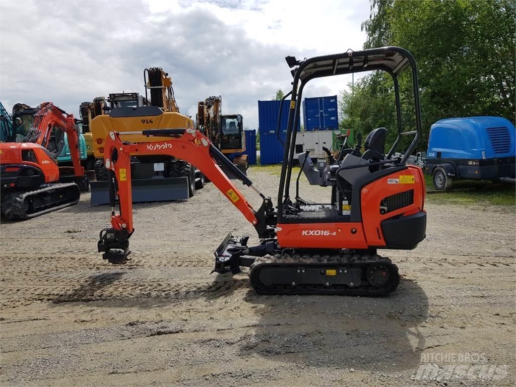 Kubota KX016-4 Мини екскаватори < 7 т