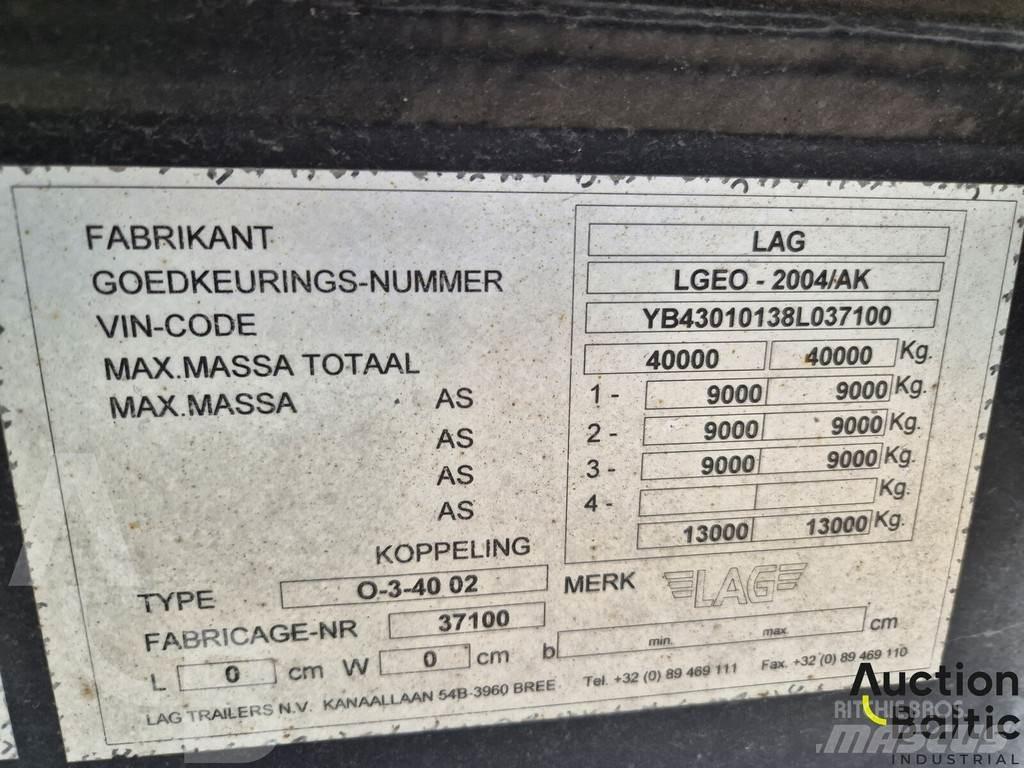 Wabco LAG Брезентови полуремаркета
