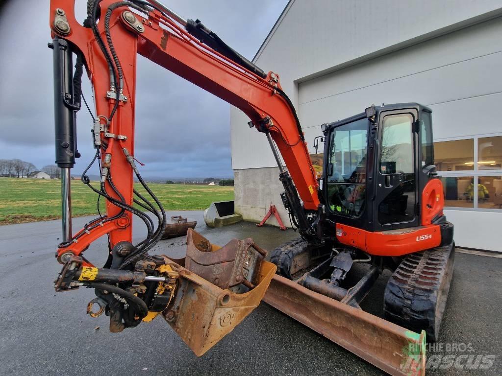 Kubota U 55-4 Мини екскаватори < 7 т