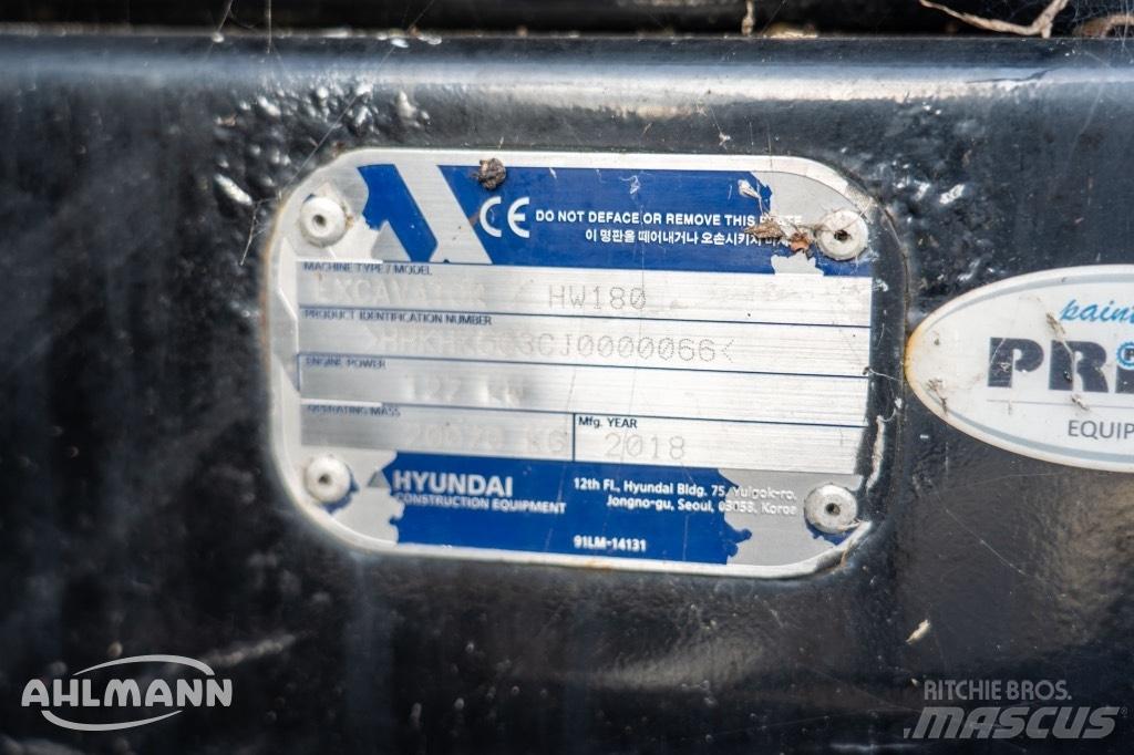 Hyundai HW 180 Колесни екскаватори