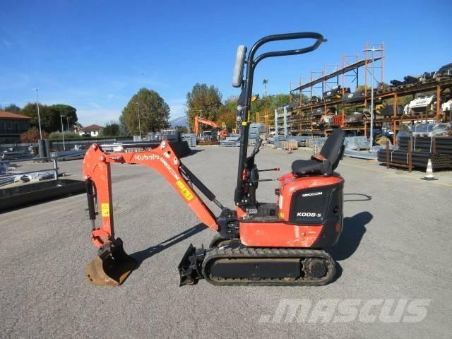 Kubota K 008-5 Мини екскаватори < 7 т
