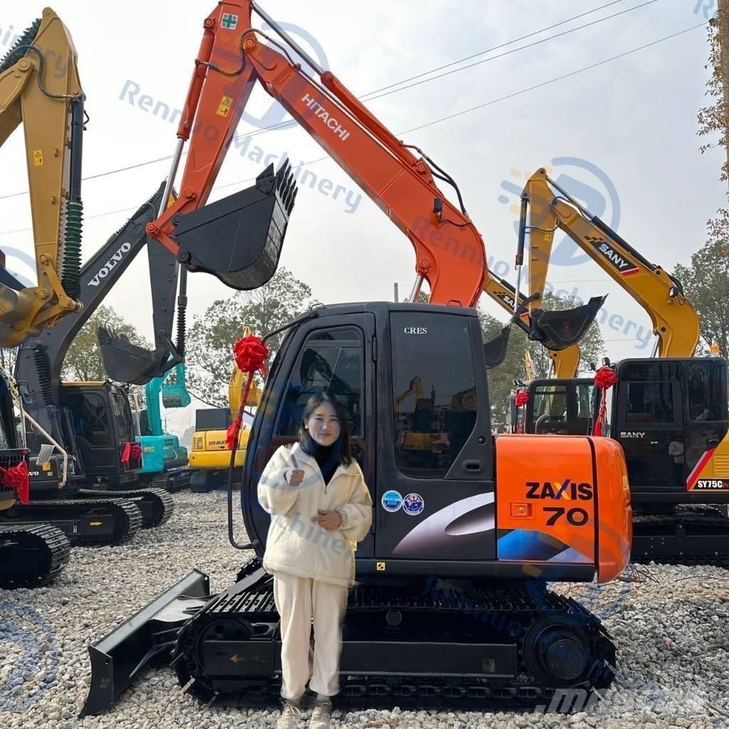 Hitachi ZX70 Мини екскаватори < 7 т
