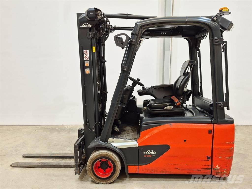 Linde E20L 02 386 Електрически вилични кари-повдигачи