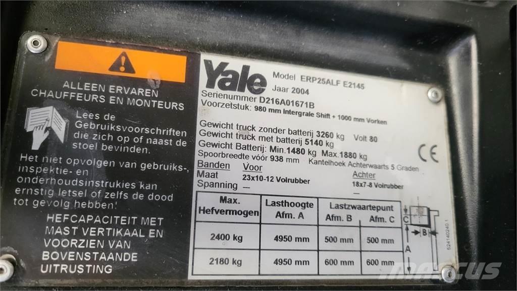 Yale ERP25ALF Електрически вилични кари-повдигачи