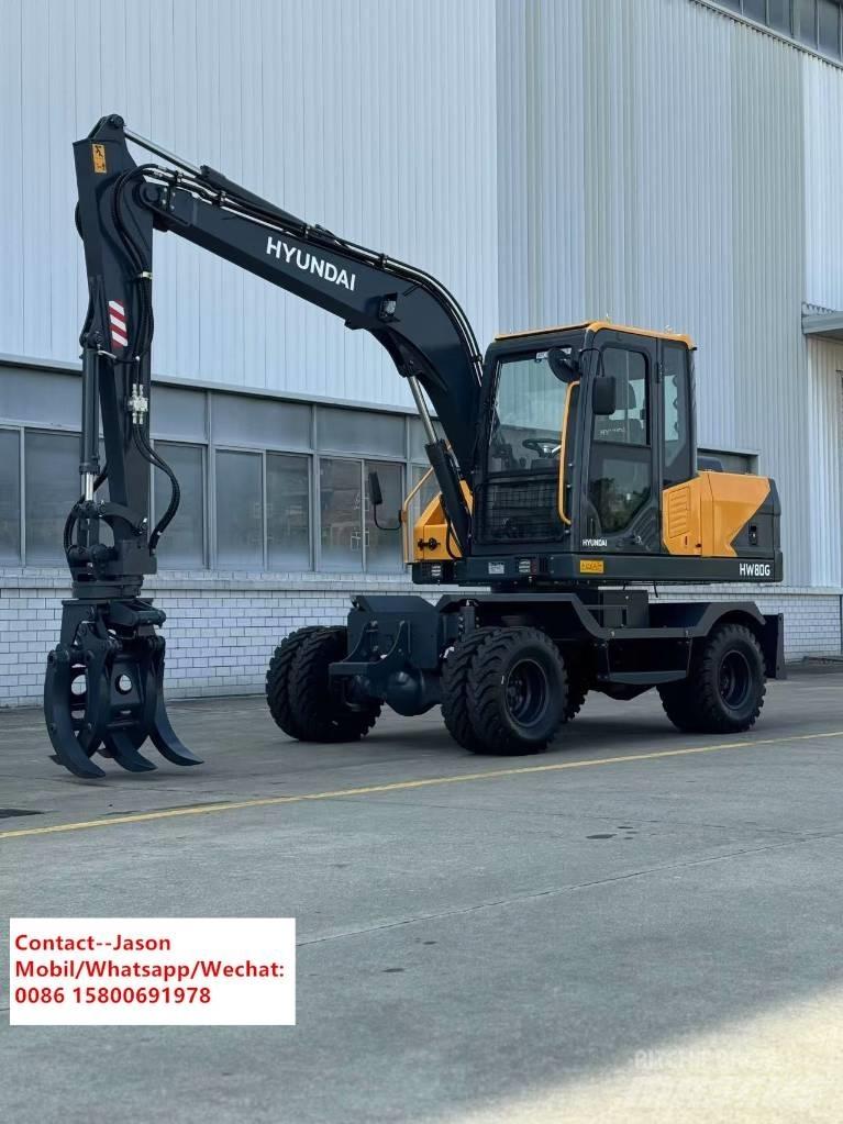 Hyundai HW80 Колесни екскаватори