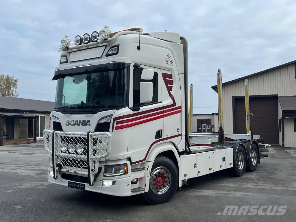 Scania R 730 B6X4NB За превоз на дървени трупи