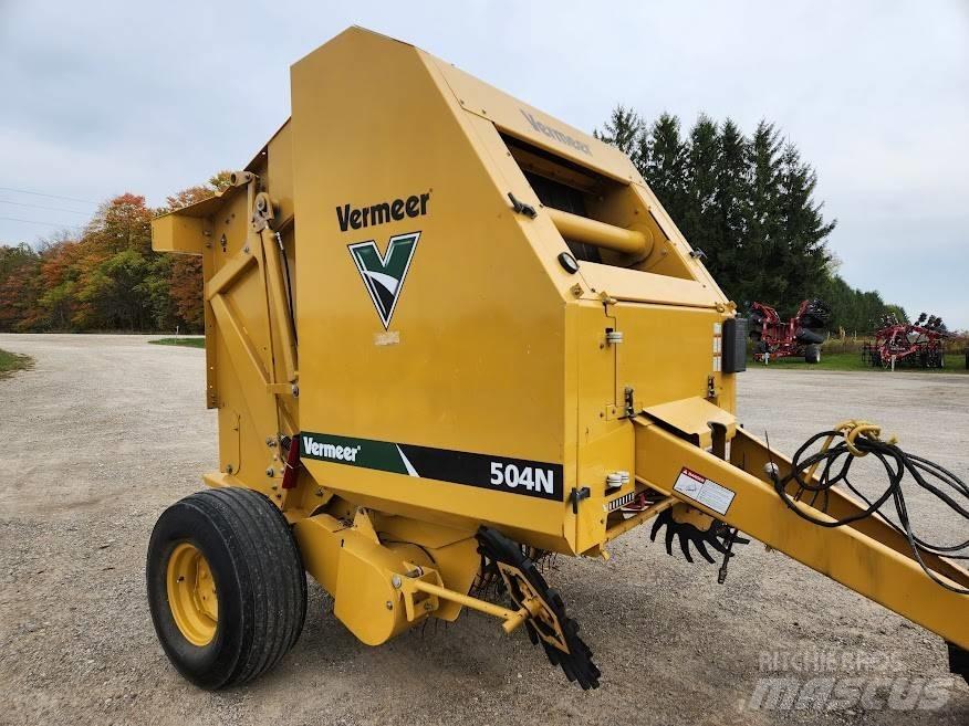 Vermeer 504N Сламопреси за кръгли бали
