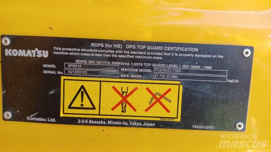 Komatsu PC210LCi-11 Верижен екскаватор