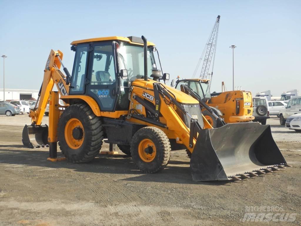 JCB 3DX Товарач със заден ексватор