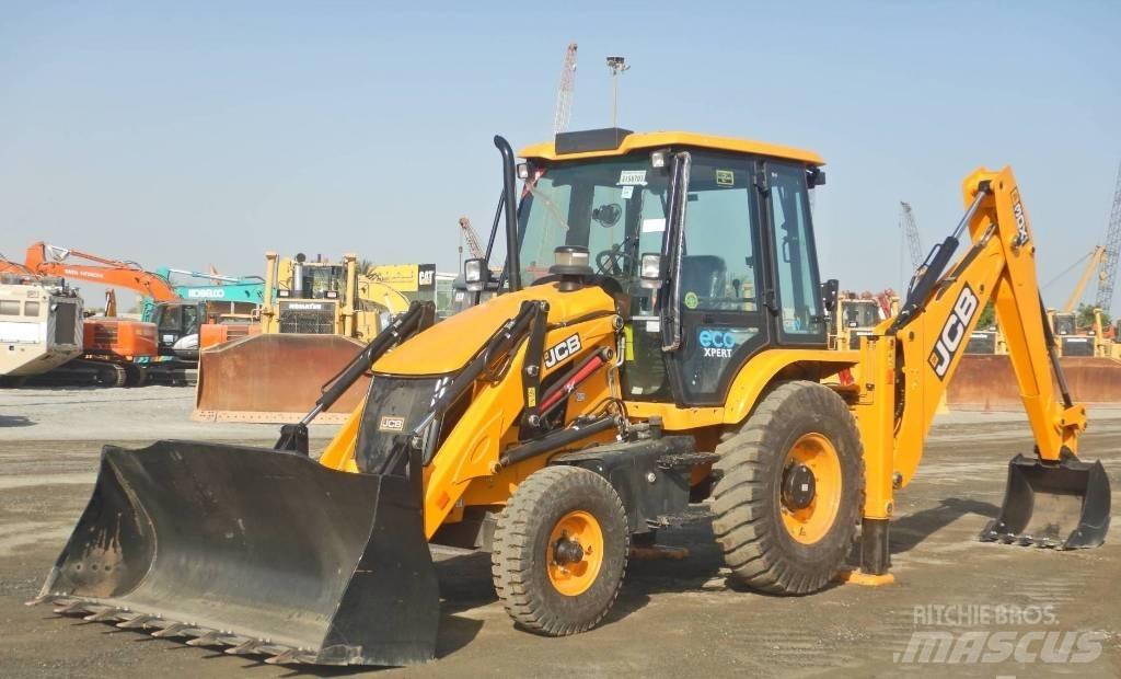JCB 3DX Товарач със заден ексватор