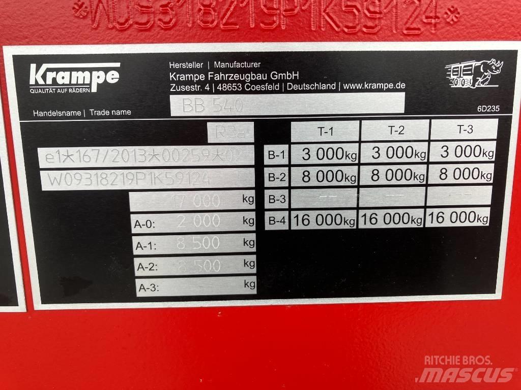 Krampe BB540 Ремаркета самосвални