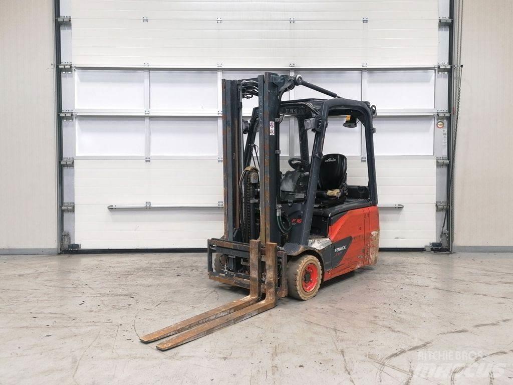 Linde E16-02 Електрически вилични кари-повдигачи