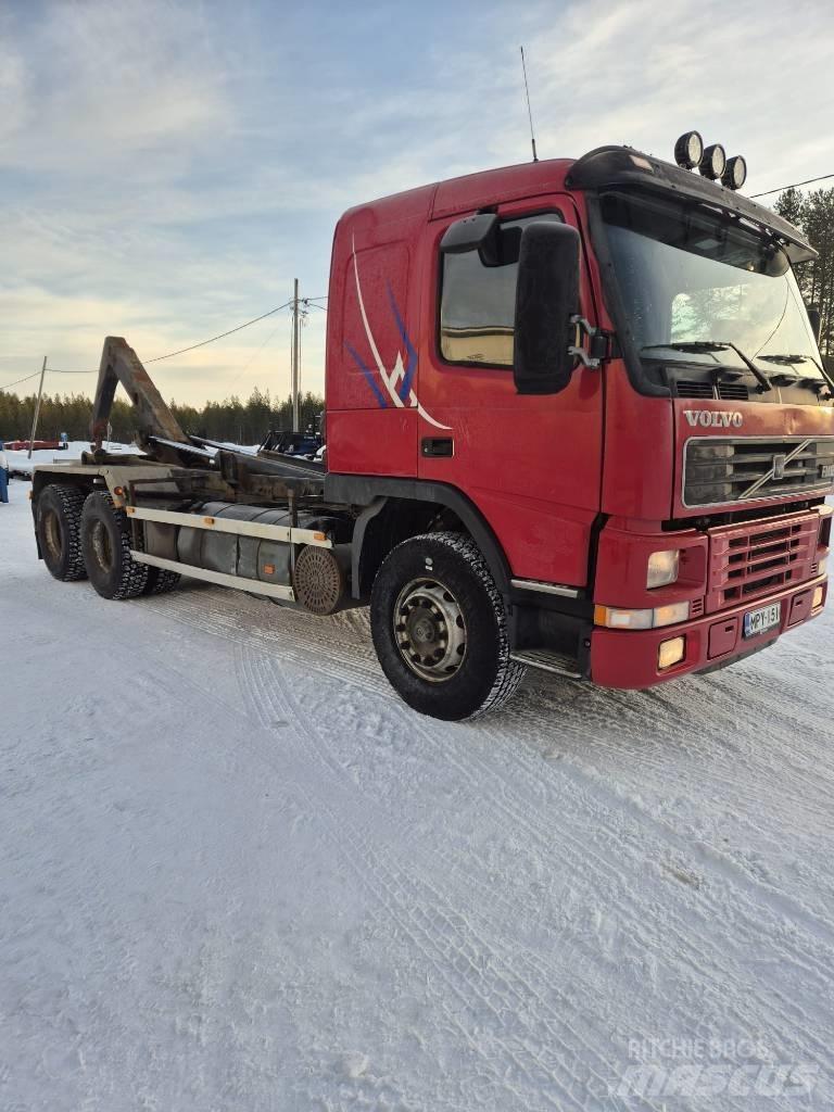 Volvo fm12 Камиони с кран с кука