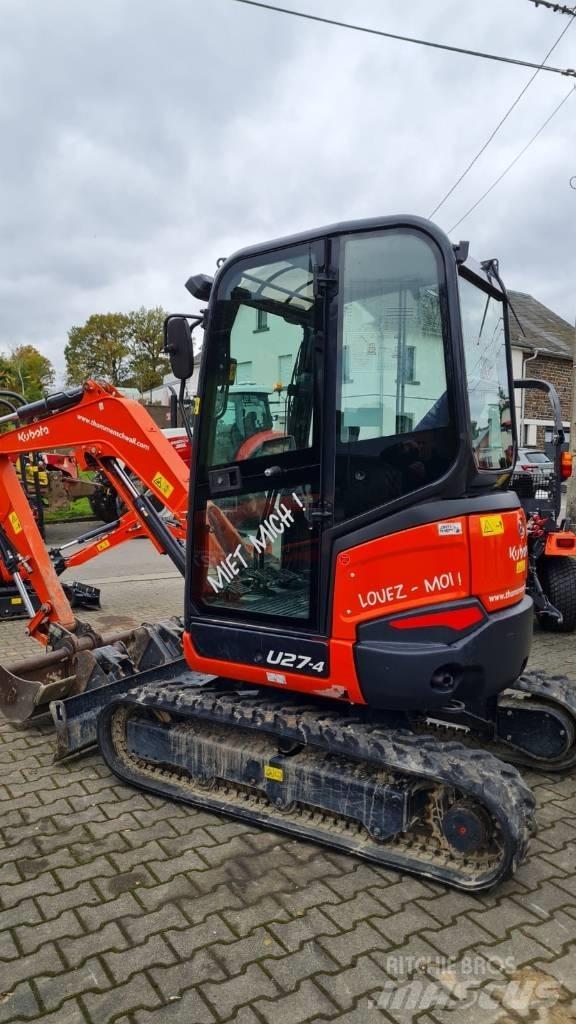 Kubota U 27-4 Мини екскаватори < 7 т