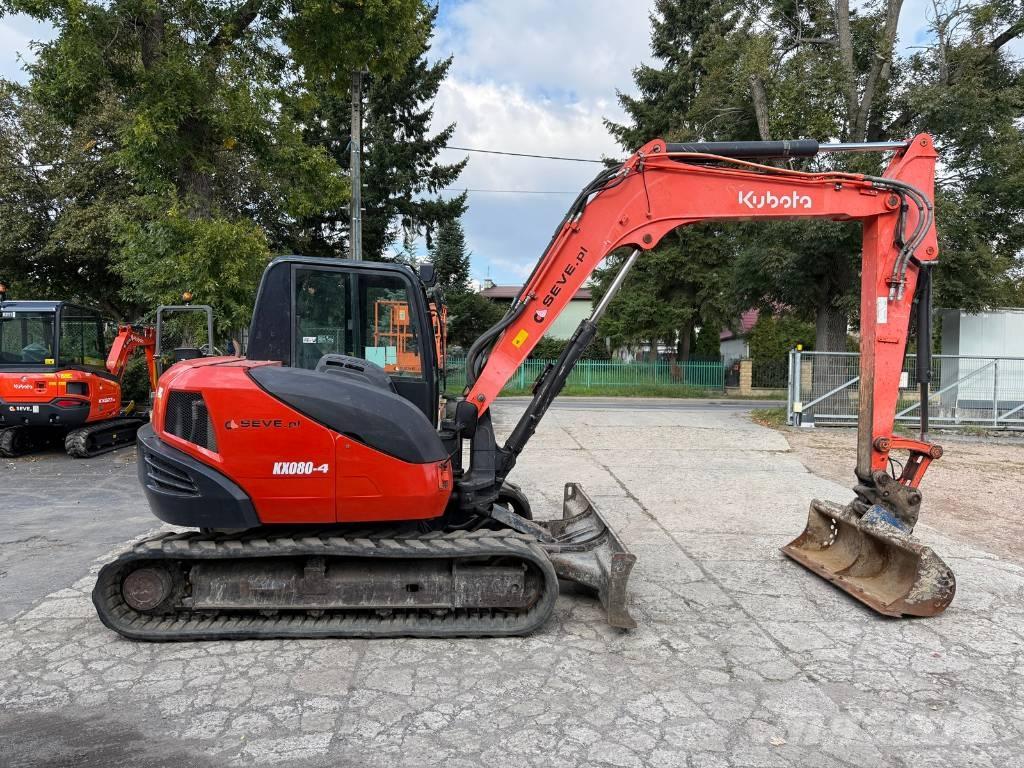 Kubota KX 080-4 Средни екскаватори 7т - 12т