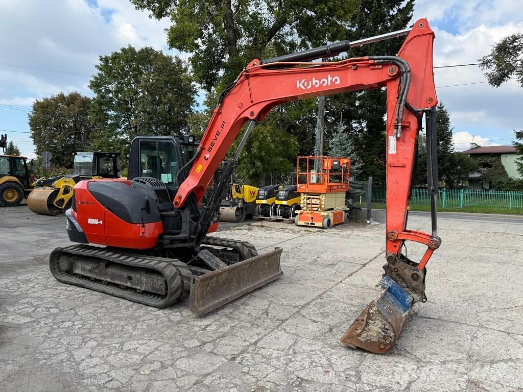 Kubota KX 080-4 Средни екскаватори 7т - 12т