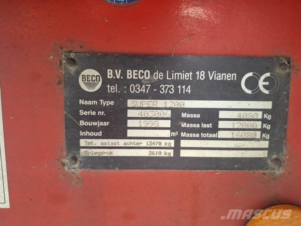 Beco Super 1200 Ремаркета самосвални