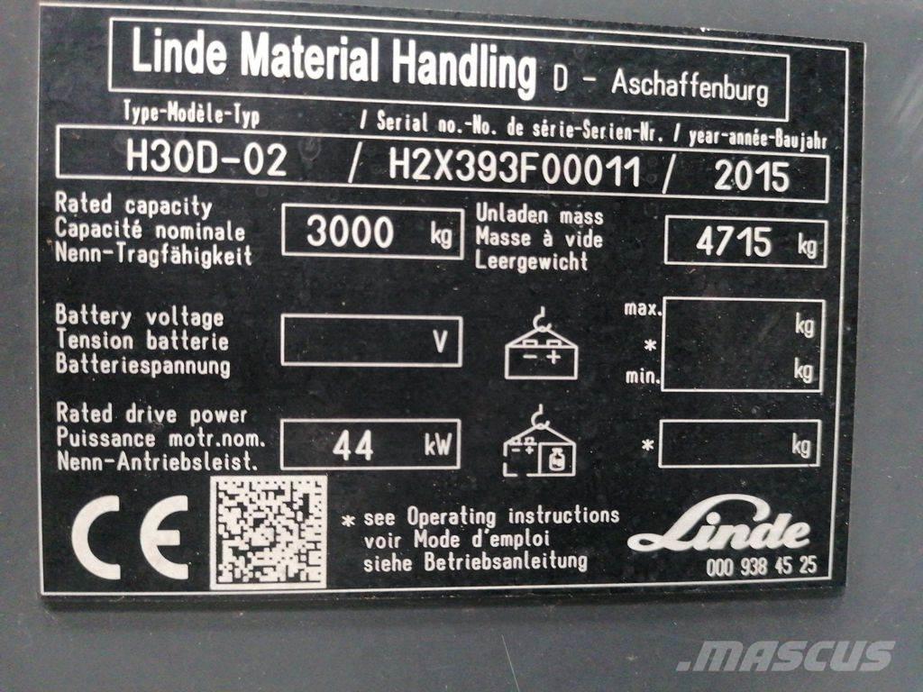 Linde H30D-02 Дизелови камиони