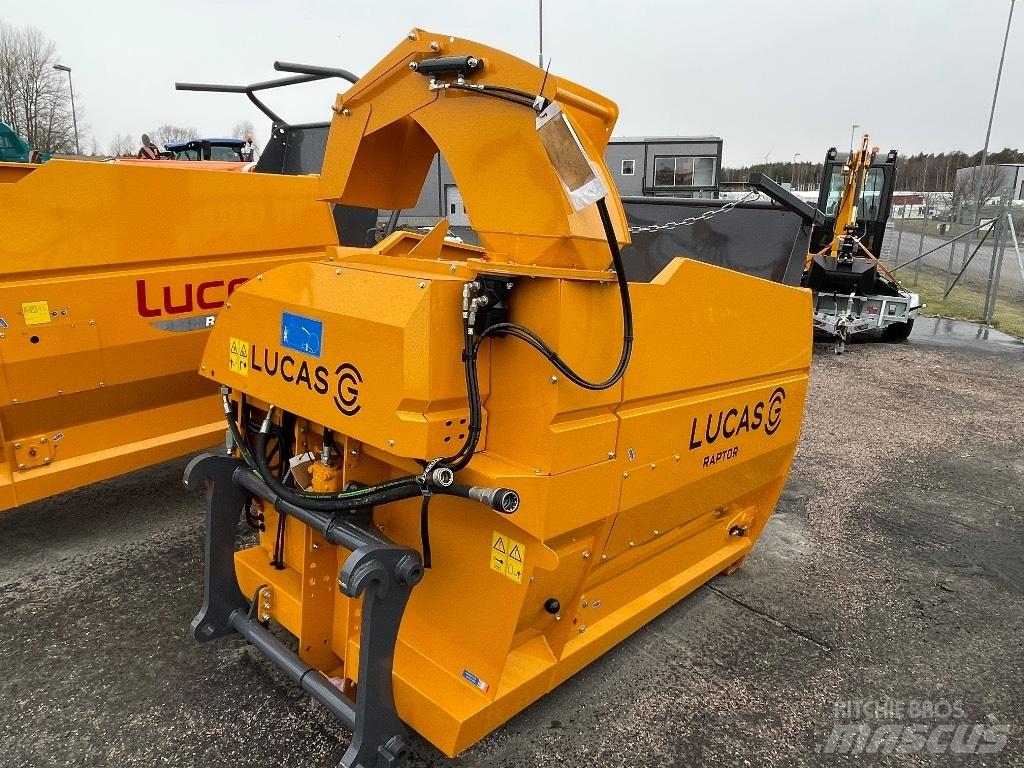 Lucas Raptor Резачки за бали, резачки и машини за отмотаване на бали