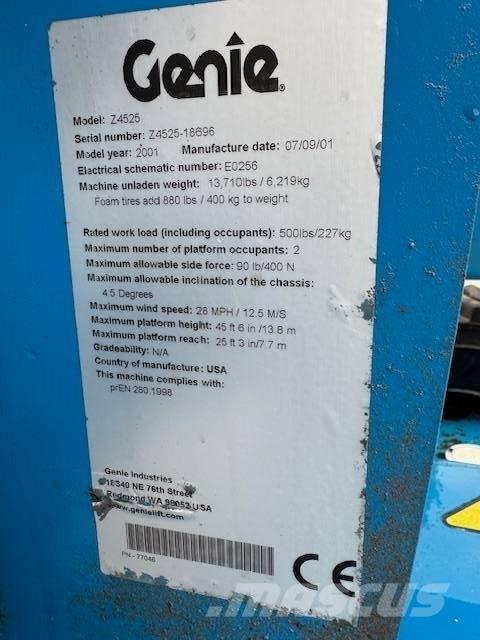 Genie Z 45/25 Съчленени стрелови подемници